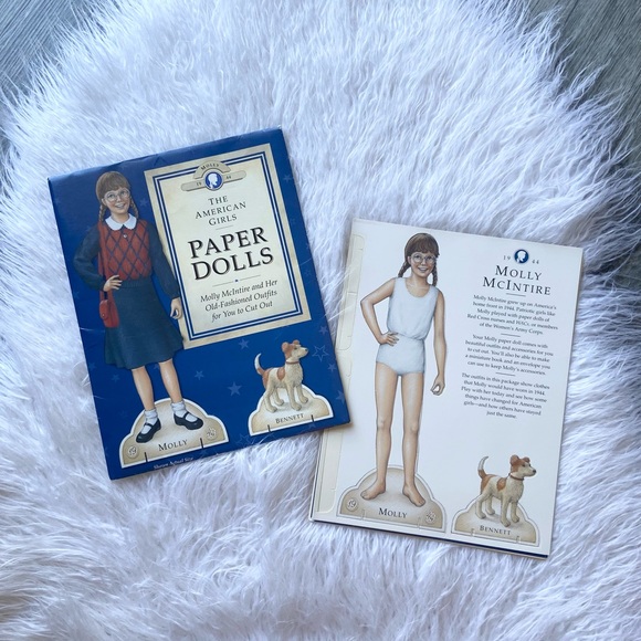 American Girl Toys Vintage American Girl Molly Paper Doll Set